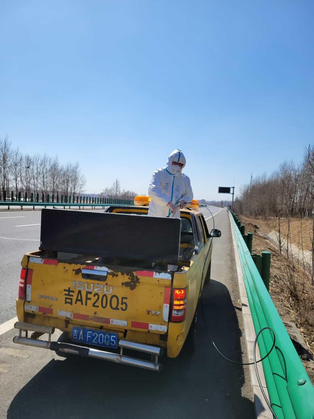 长春市疫情防控期间科维交通工程技术部对四平、公主岭两个服务区实施安装高清云台 摄像机及高清视频管理云平台接入工作